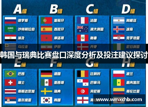 韩国与瑞典比赛盘口深度分析及投注建议探讨